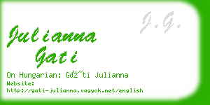julianna gati business card
